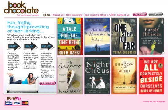 book chocolate cover page