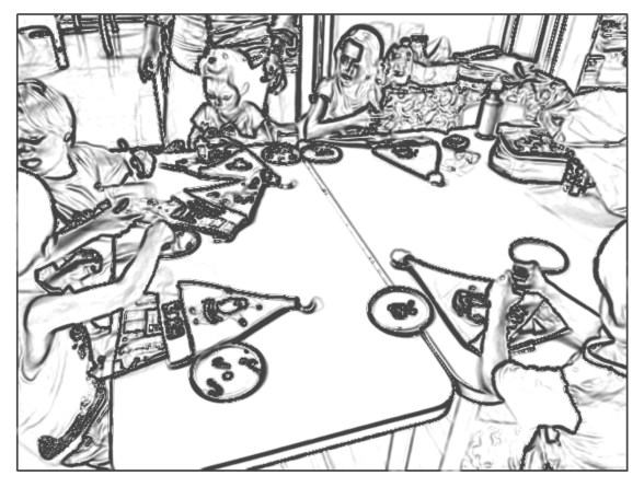 kids working on santa hats