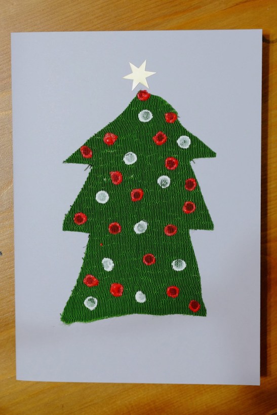 sample finished card