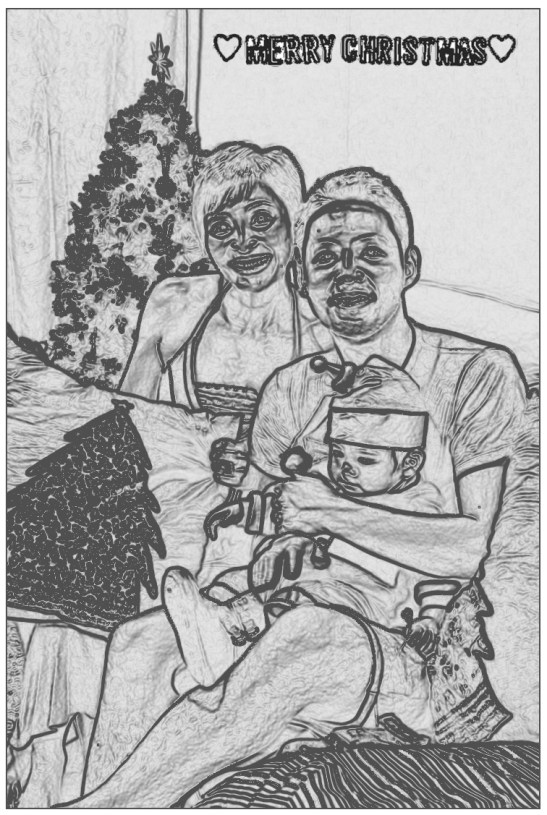 sketch guests with pillow