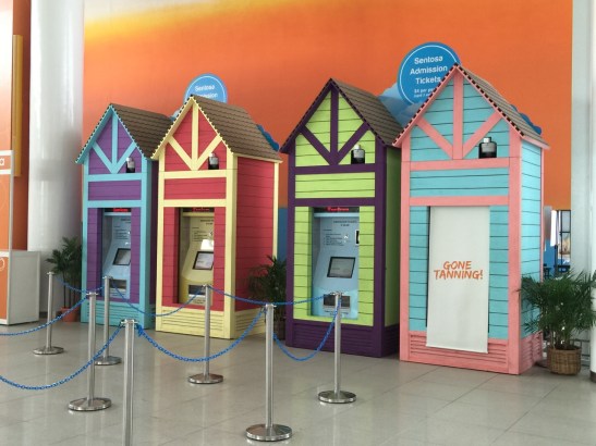 1- Entrance fee machines to playcation land