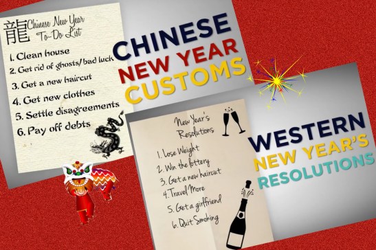 CNY to do list & WesternNEW YEARs Resolution