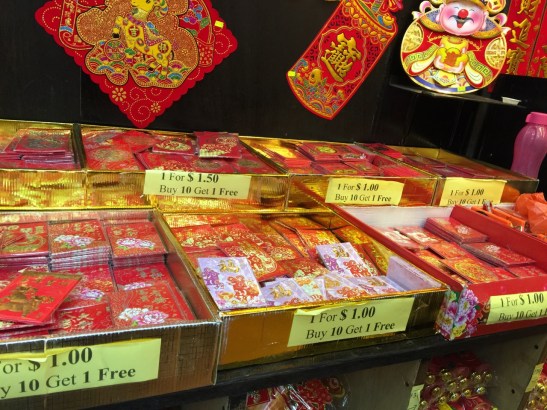 red envelopes-Chinatown